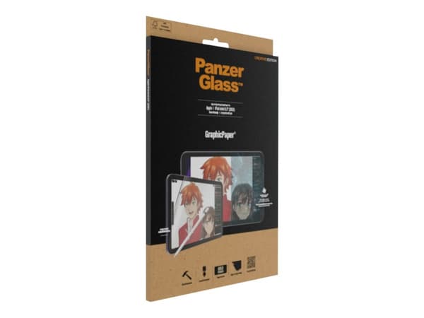 PanzerGlass CF GraphicPaper Anti Bacterial, Paperimainen näytönsuoja, Polyeteenitereftalaatti, 28 g, 1 kpl