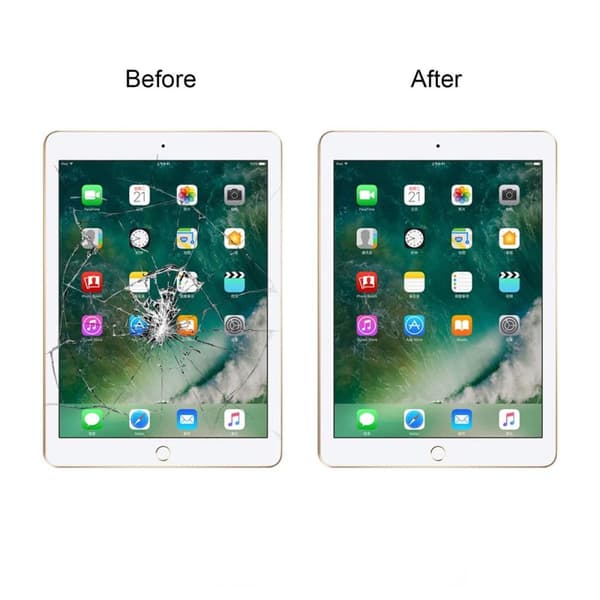 iPad 9 10.2 2021 Glas med Touchskärm OEM - Vit
