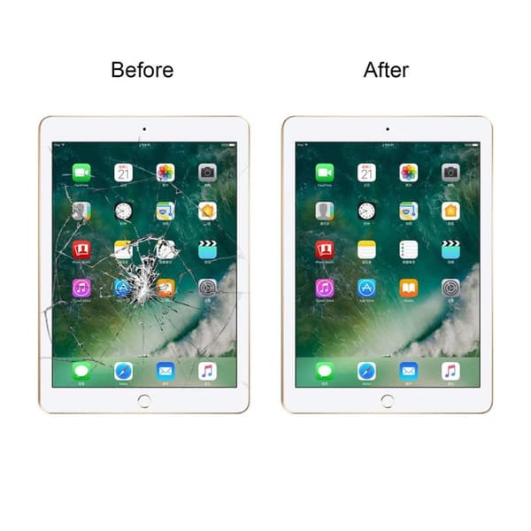 iPad 9 10.2 2021 Glas med Touchskärm Premium - Vit