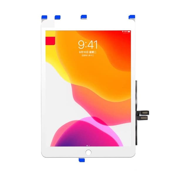 iPad 9 10.2 2021 Glas med Touchskärm Premium - Vit