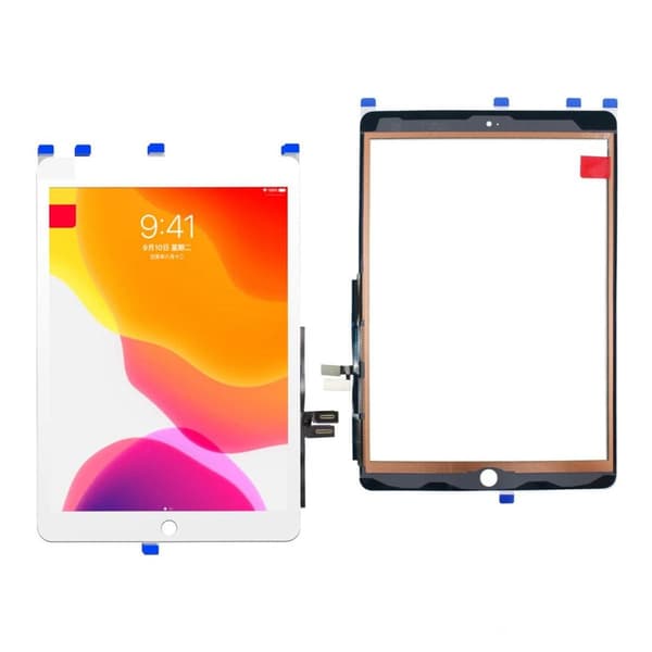 iPad 9 10.2 2021 Glas med Touchskärm Premium - Vit