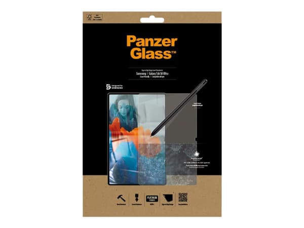 PanzerGlass - Skjermbeskyttelse for mobiltelefon - glass - for Samsung Galaxy Tab S8 Ultra, Tab S9 Ultra