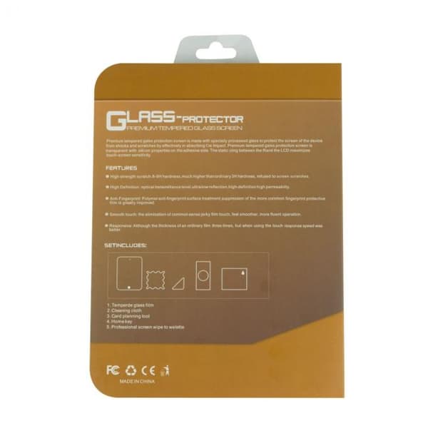 Tempered Glass for iPad Mini/Mini 2/Mini 3 - With Packaging