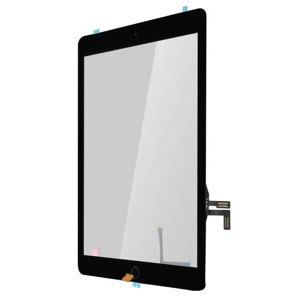 iPad 9.7 2017/iPad 5 Ersättande glasram för pekskärm Svart