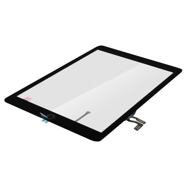 iPad 9.7 2017/iPad 5 Ersättande glasram för pekskärm Svart