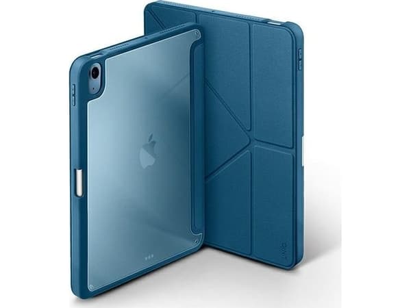 Nettbrettetui Uniq UNIQ etui Moven iPad Air 10.9 (2022/2020) Antimikrobiell blå/carpiblå