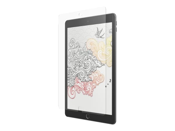 ZAGG InvisibleShield GlassFusion+ Canvas - Skjermbeskyttelse for nettbrett - for Apple 10.2-inch iPad (7. generasjon, 8. generasjon, 9. generasjon)