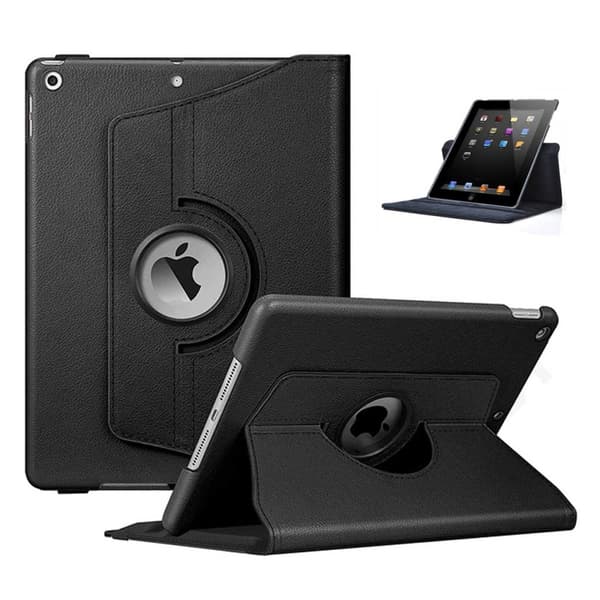 iPad 7/8 10,2″ 360° Smart Skal Fodral Case PU-Läder Svart