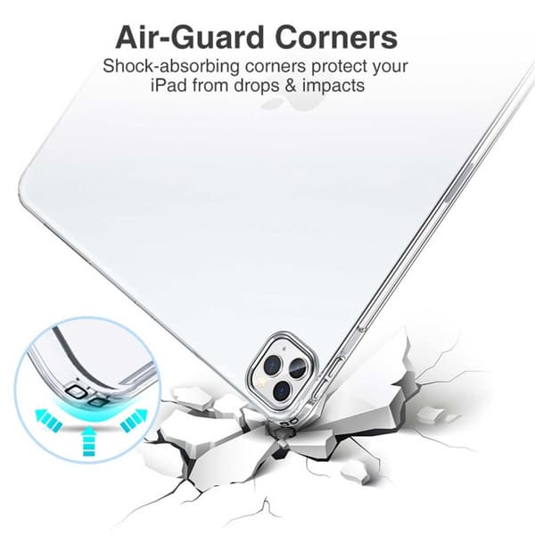 Gennemsigtig TPU Shell iPad Pro 12.9 "Sag gennemskinnelig