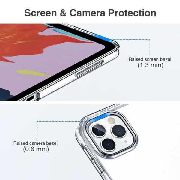 Gennemsigtig TPU Shell iPad Pro 12.9 "Sag gennemskinnelig