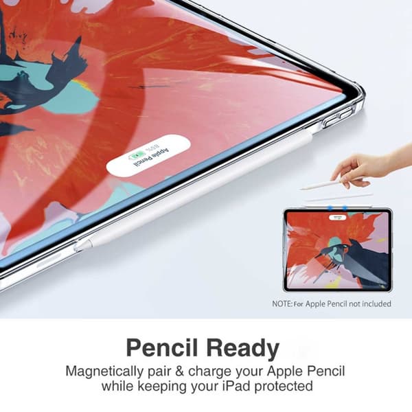 Gennemsigtig TPU Shell iPad Pro 12.9 "Sag gennemskinnelig