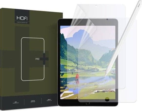BESKYTTELSESFOLIE HOFI PAPIR PRO+ 2-PACK IPAD 10.2 2019 / 2020 / 2021 MATKLAR