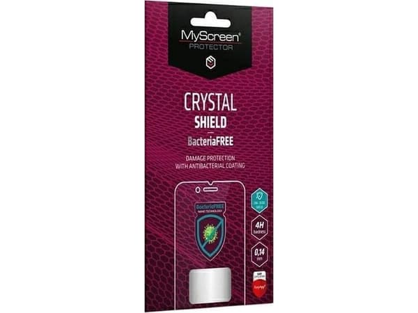MyScreen Protector MS CRYSTAL BacteriaFREE Samsung Galaxy Tab Active Pro T545 folia czarny/black Full Glue