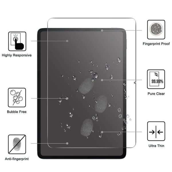 Hærdet glasbeskytter Xiaomi Pad 6s Pro 12.4"