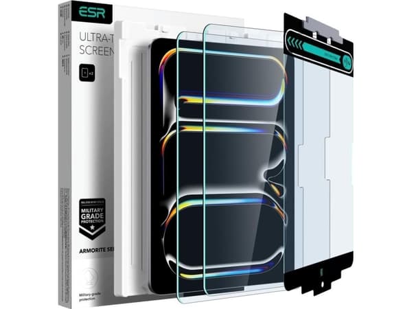 ESR HERDET GLASS ESR ARMORITE 2-PACK IPAD PRO 11 5 / 2024 CLEAR
