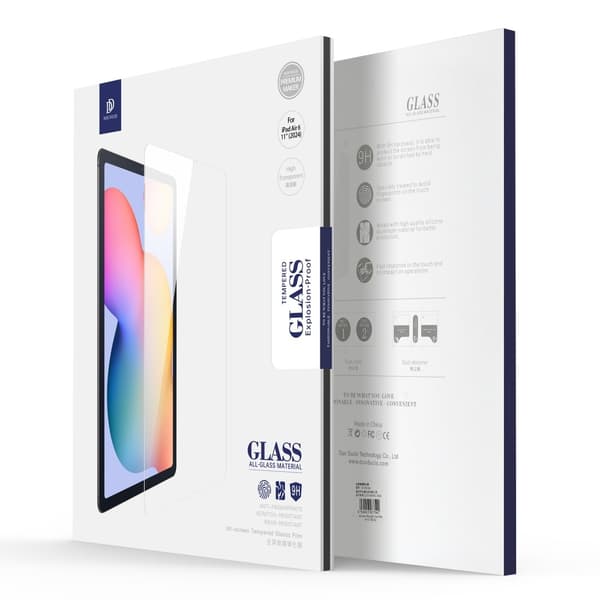 DUX DUCIS Näytönsuoja iPad Air 11 (2024) Kosketusherkkä Keskikova Alumiinilasikalvo