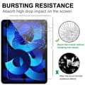 Miniatyrbilde 4 av 4: For iPad Air 11 (2024) Skjermbeskytter i Herdet Glass