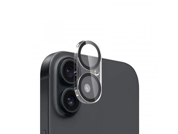 Crong Lens Shield - kameran ja objektiivin suojalasi iPhone 16 / iPhone 16 Plus -puhelimelle