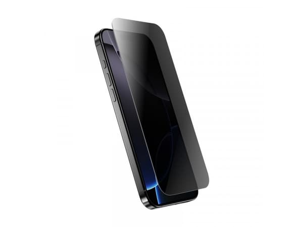 Crong Privacy 3D Armor Glass - Herdet personvernglass for iPhone 16 Pro
