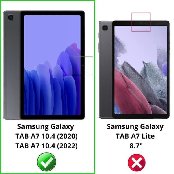 Plastskärmskydd för Samsung Galaxy TAB A7 10.4 (2020/2022) [Pack 4] Skyddande film Resistenta Phonillico®