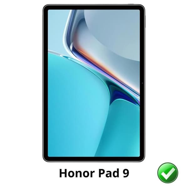 Skydd avskärm - Phonillico - Honor Pad 9 - Paket med 2 - Hållbar plastfilm - Ultra tunn