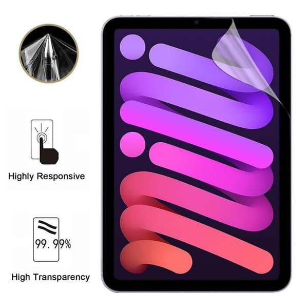 Skärmskydd - Phonillico - Ipad Mini 6 - Paket 2 - Plastskyddsfilm - Ultra Tunn