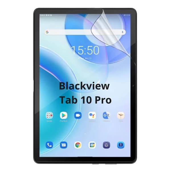 Skyddsskärm - Phonillico - Blackview Tab 10 Pro - Paket med 2 - Motståndskraftig Plastfilm - Ultra Tunn