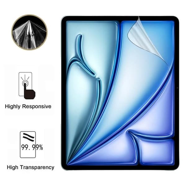 Skärmskydd - Phonillico - iPad Air 11" (2024) - Pack av 2 - Resistenta plastfilm - Ultratunn