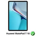 Miniatyrbild 2 av 3: Skärmskydd - Phonillico - Huawei MatePad T 10 - Paket med 2 - Motståndskraftig - Ultraplatt