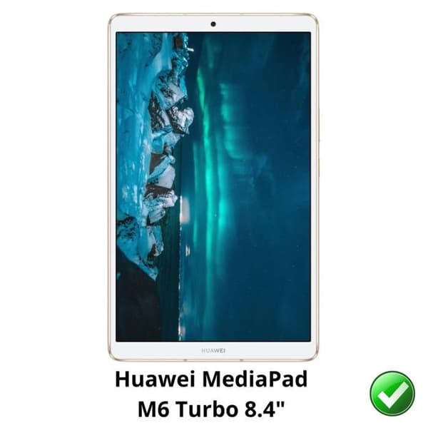 Skärmskydd för Huawei MediaPad M6 Turbo 8.4" [Paket 2] Ultra Tunn Plastskydd Film Phonillico