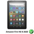 Miniatyrbild 2 av 3: Skydd för skärm till Amazon Fire HD 8 (2020) [Pack 2] Plastskyddsfilm Resistent Ultra Tunn Phonillico