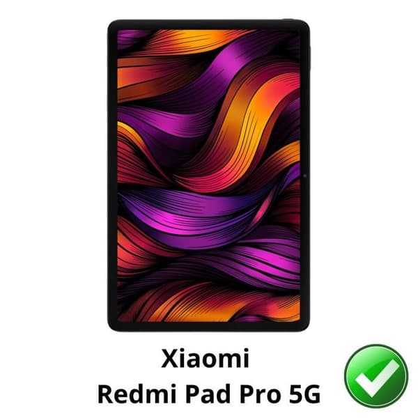 Skärmskydd - Phonillico - Xiaomi Redmi Pad Pro 5G - Paket med 2 - Represistent - Ultrafin