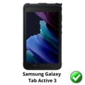 Miniatyrbild 2 av 3: Skärmskydd för Samsung Galaxy Tab Active 3 [Pack 2] Ultratunn skyddande plastfilm Phonillico