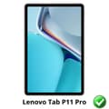Miniatyrbild 2 av 3: Skärmskydd för Lenovo Tab P11 Pro [Pack 2] Ultra Tunn Plastisk Skydd Film Phonillico