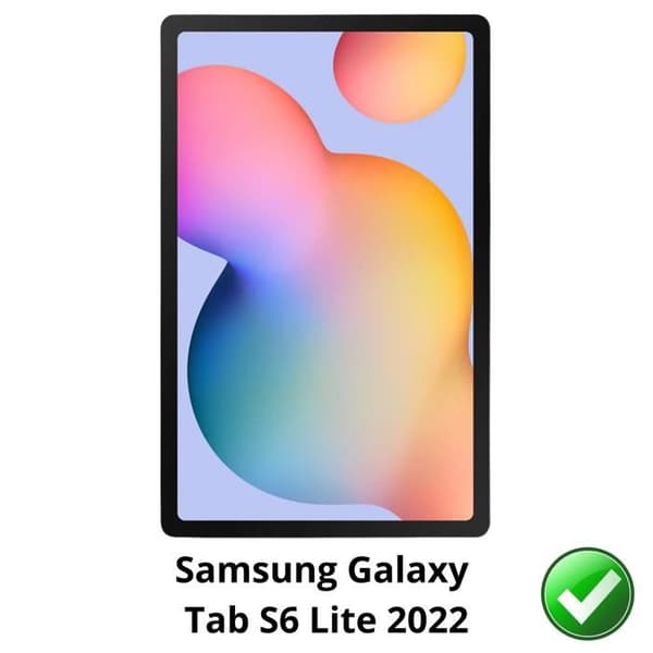 Skyddsglas - Phonillico - Samsung Galaxy Tab S6 Lite (2022) - Pack 2 - Repellerande mot repor - Ultra tunn