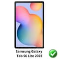 Miniatyrbild 2 av 3: Skyddsglas - Phonillico - Samsung Galaxy Tab S6 Lite (2022) - Pack 2 - Repellerande mot repor - Ultra tunn