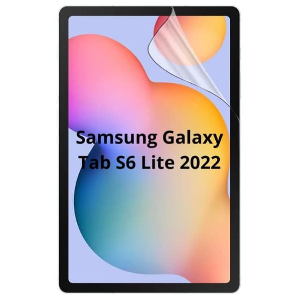 Skyddsglas - Phonillico - Samsung Galaxy Tab S6 Lite (2022) - Pack 2 - Repellerande mot repor - Ultra tunn