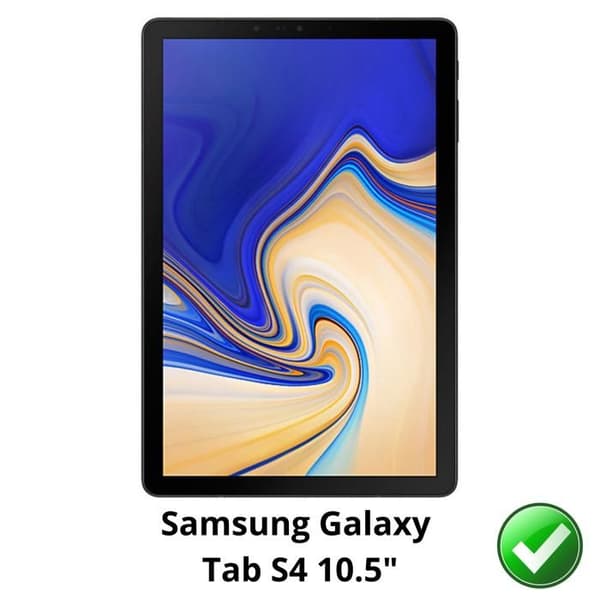 Skyddsskärm för Samsung Galaxy Tab S4 10.5" [Pack 2] Plastfilm skyddande ultra tunn Phonillico