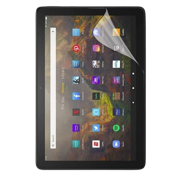Skyddsskärm för Amazon Fire HD 10 (2021) [Pack 2] Ultra Tunn Hållbar Plastskydd Film Phonillico