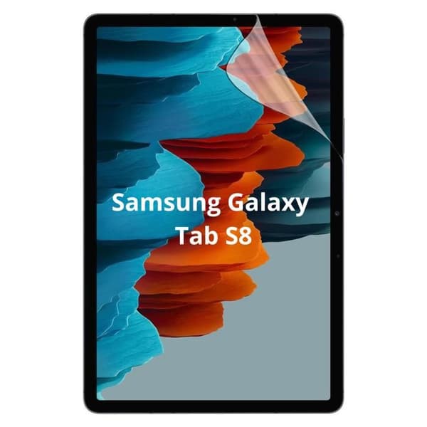 Skärmskydd - Phonillico - Samsung Galaxy Tab S8 - Pack 2 - Slitstark - Ultra Tunn - Premium plast
