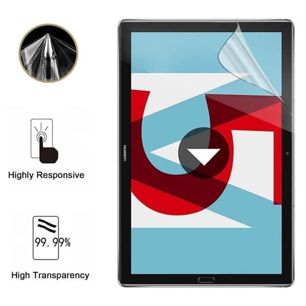 Skärmskydd för Huawei MediaPad M5 10 [Pack 2] Ultratunn Plastfilmsskydd Phonillico