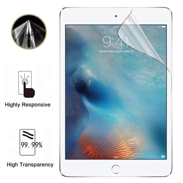 Skärmskydd för Apple Ipad Mini 4 [Pack 2] Ultra Tunn Plastisk Skyddfilm Phonillico