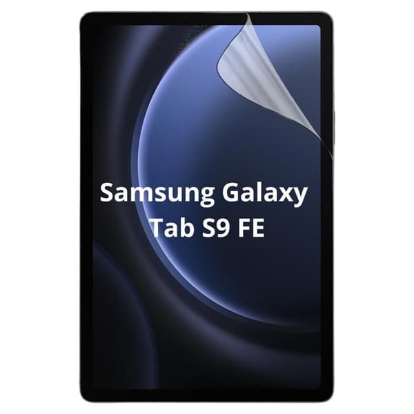 Skärmskydd - Phonillico - Samsung Galaxy Tab S9 FE - Pack 2 - Plastfilm - Repellerande mot repor