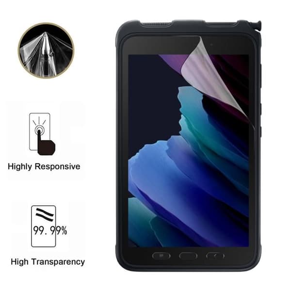 Skyddsskydd för Samsung Galaxy Tab Active 5 [Pack 2] Ultra Tunn Plastskydd Film Phonillico