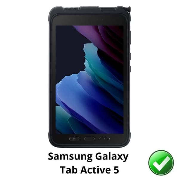 Skyddsskydd för Samsung Galaxy Tab Active 5 [Pack 2] Ultra Tunn Plastskydd Film Phonillico