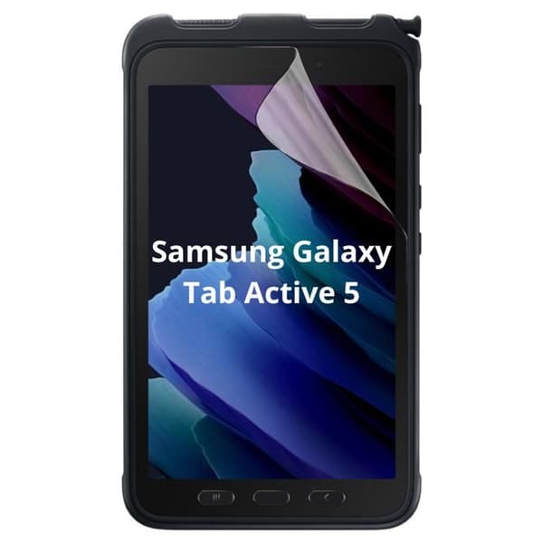 Skyddsskydd för Samsung Galaxy Tab Active 5 [Pack 2] Ultra Tunn Plastskydd Film Phonillico