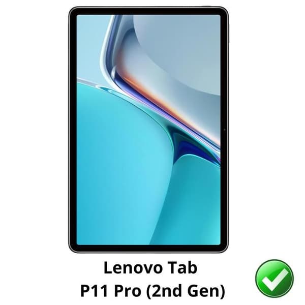 Skyddsskärm för Lenovo Tab P11 Pro Gen 2 [Pack 2] Ultra Tunn Plastfilm Skyddande Phonillico