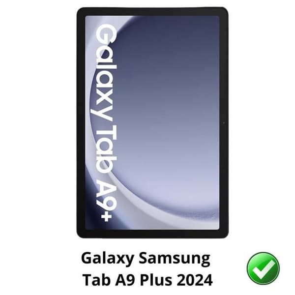 Skärmskydd för Samsung Galaxy Tab A9 Plus 2024 [Pack 2] Ultra Tunt Plastfilm Skydd Phonillico