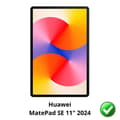 Miniatyrbild 2 av 3: Skärmskydd för Huawei MatePad SE 11" (2024) [Pack 2] Ultrafin Resistens Plastfilm Phonillico