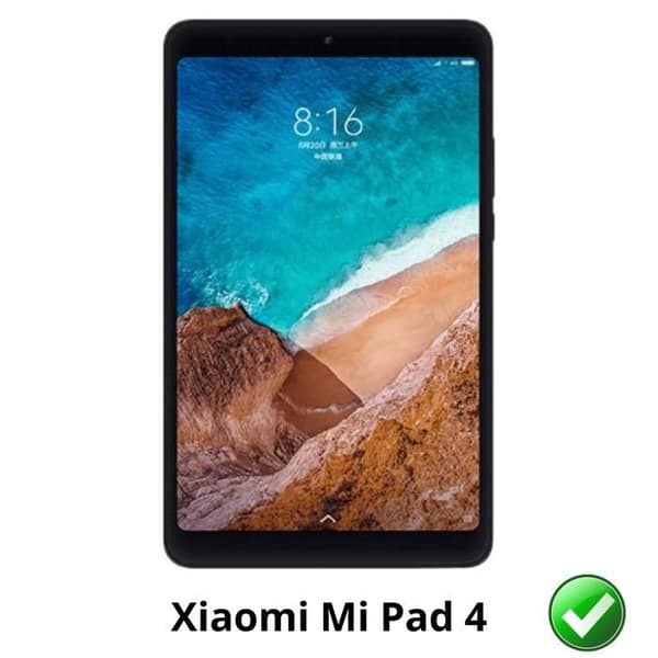 Skärmskydd för Xiaomi Mi Pad 4 [Pack 2] Hållbart Plast Skyddsfilm Ultra Tunn Phonillico